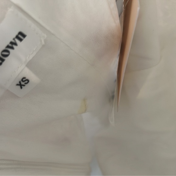 New SUPERDOWN Cicely Mini Dress in White one shoulder - Picture 7 of 9